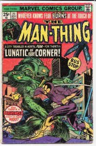 Man-Thing #21 (1975) Man-Thing