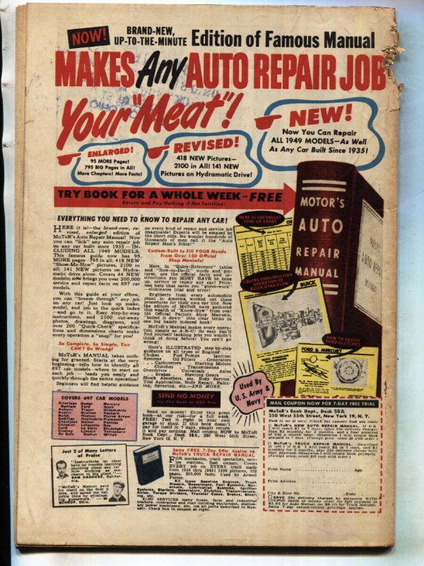 Headline #39--1950--Golden Age--Crime comic book--