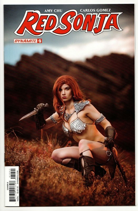 Red Sonja #5 Cvr D | Cosplay Variant (Dynamite, 2017) NM