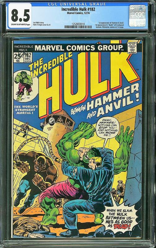 Incredible Hulk #182 (Marvel, 1974) CGC 8.5