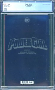 Power Girl #1 CGC 9.8 Louw Foil Variant 1st Appearance of Amalak DC 2023 3013