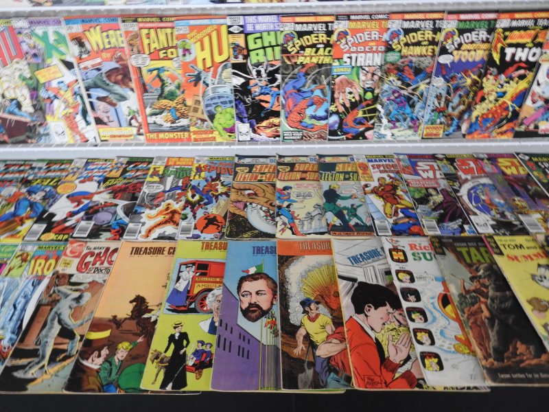 Huge Lot Silver/Bronze Low Grade Readers W/ Hulk, Thor, Cap+ *SEE DESCRIPTION!!