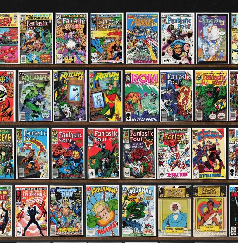 Huge Lot 140+ Comics with Fantastic Four, West Coast Avengers & More!