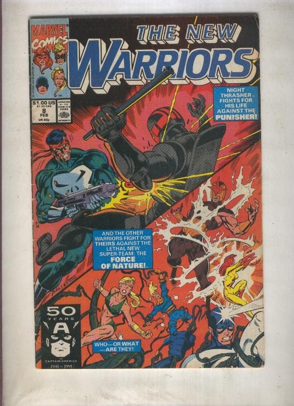 The New Warriors volumen 1 numero 008 (1991)