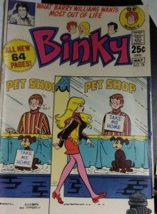 BINKY # 78 1971 DC WHITE PGS  SILVER AGE BARRY WILLIAMS photo  brady bunch rare