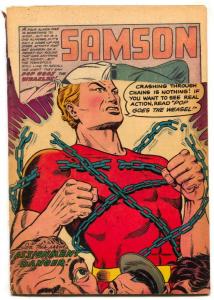 Samson #13 1955- Wonder Boy- Rocket Man remainder copy 