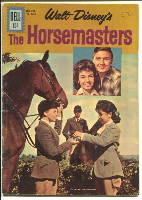 Horsemasters-Four Color Comics #1260 1962-Walt Disney-Annette-Tommy Kirk-VG 