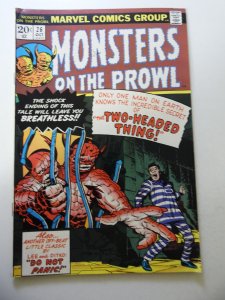 Monsters on the Prowl #26 (1973) FN+ Cond MJ and alka-seltzer inserts intact