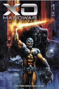 X-O Manowar unconquered #1 1:50 Liam Sharp Foil Valiant Comics 2023