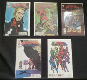 DEADPOOL 5PC (VF/NM)DEADPOOL VS SABRETOOTH, DEADPOOL 2099, IT HAD TO BE YOU 2016