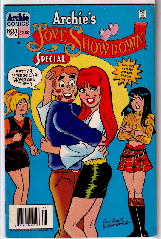 Archie's Love Showdown Special #1 GD/VG (1994) Cheryl Blossom