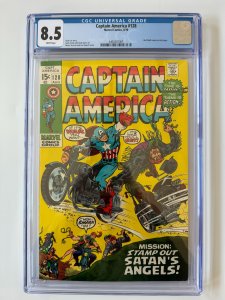 Captain America #128 CGC 8.5 Marvel Red Skull (1970)