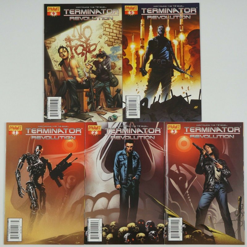 Terminator: Revolution #1-5 VF/NM complete series - simon furman - continues T2