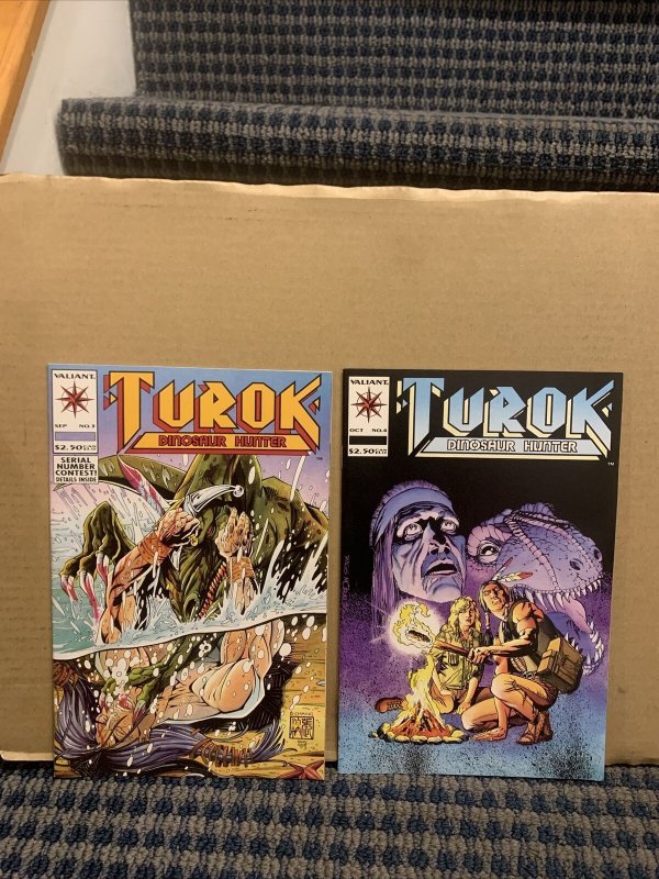 1993 TUROK THE DINOSAUR HUNTER Comics, Modern, Valiant #1 to 16 (C929)