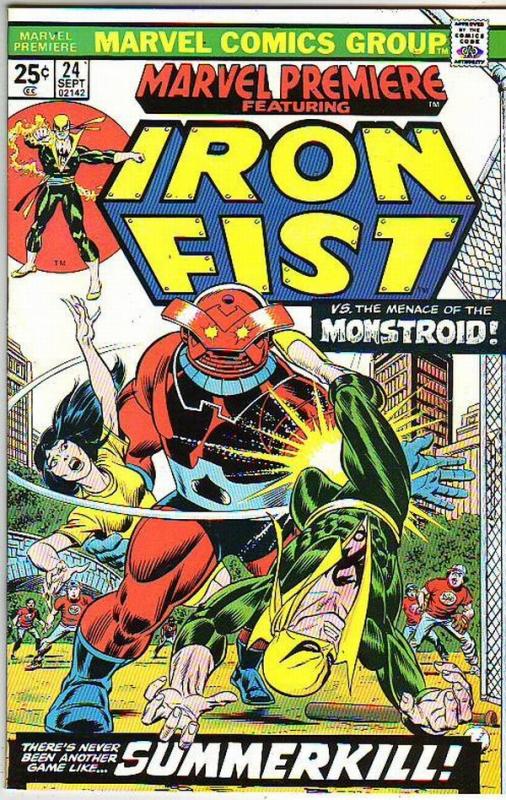 Marvel Premier #24 (Feb-75) VF+ High-Grade Iron Fist