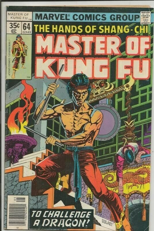 Master of Kung Fu #64 ORIGINAL Vintage 1978 Marvel Comics