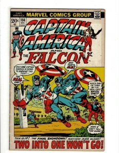 6 Captain America and the Falcon Marvel Comics # 123 149 153 154 155 156 J461