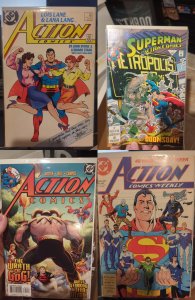 Lot of 4 Comics (See Description) Superman, Action Comics, Action Comics Weekly
