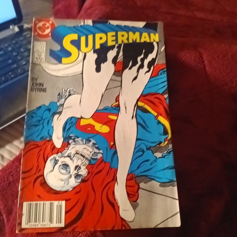 DC Superman 17 2nd Appearance Silver Banshee 1st Print John Byrne Art Cover 1988