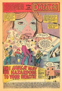 DAZZLER #6 (Aug 1981) 6.0 FN HULK vs DAZZLER! Frank Springer! Tom DeFalco!