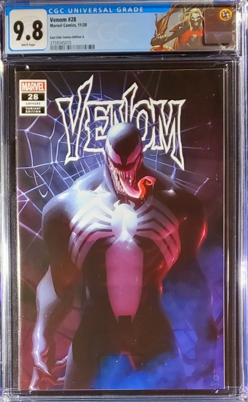  Venom #28 CGC 9.8 Alex Garner Variant ASM 539 ️ Trade  KNULL custom label