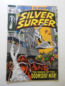The Silver Surfer #13 (1970) GD Cond 3 centerfold wraps detached bottom staple