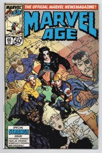 Marvel Age #66 Dr Strange | Excalibur | Speedball (1988) VF/NM