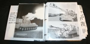 Joe Kubert's Reference Guide Binder w COA Combat Vehicles MLRS Howitzer Paladins