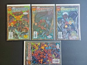 Supernaturals #1 2 3 & 4 Set w/Masks - Ghost Rider - Satanna  - 1998 - NM