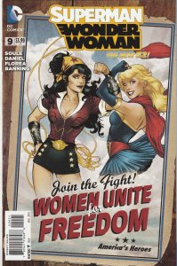 Superman Wonder Woman # 9 Bombshells Variant Cover NM DC 2014 New 52 [L6]