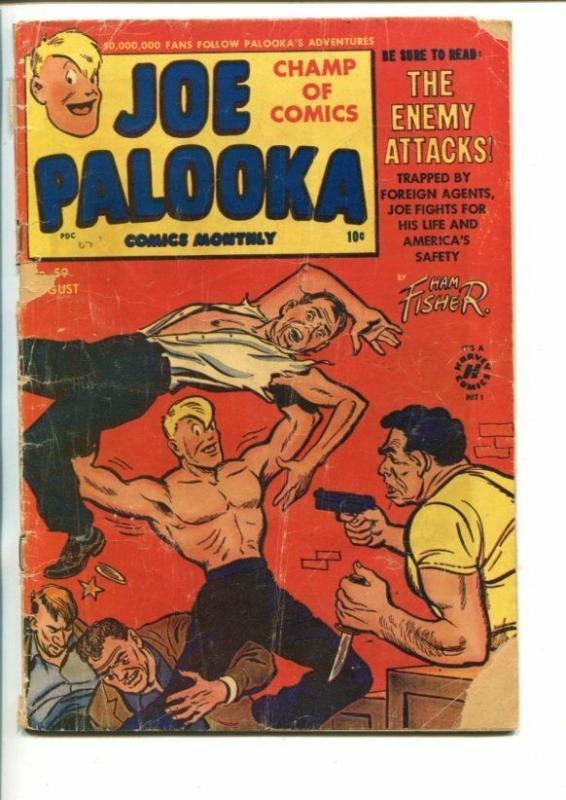 JOE PALOOKA #59-1951-CRIME ISSUE-fr