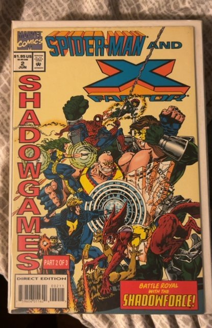 Spider-Man and X-Factor: Shadowgames #2 (1994) X-Factor 