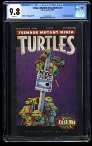 Teenage Mutant Ninja Turtles #51 CGC NM/M 9.8 White Pages 1st Gabrielle!