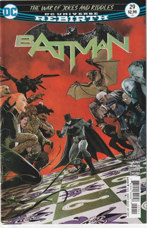 Batman # 29 Cover A 2016 Series [H6] 
