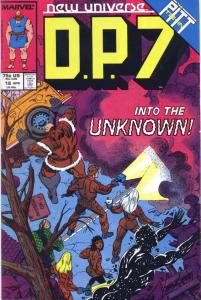 D.P.7 #18 VF ; Marvel | New Universe the Pitt Tie-In
