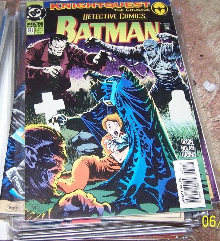 DETECTIVE COMICS  # 671 BATMAN DC AZRAEL ROBIN +THE JOKER+