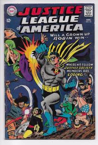 Justice League of America #55 - 1st Earth II Robin as Adult (DC, 1967) - VG/FN