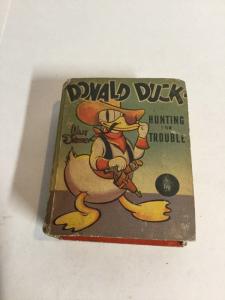 Donald Duck Hunting For Trouble Vg/Fn Very Good/Fine 5.0 Big Little Books 1478