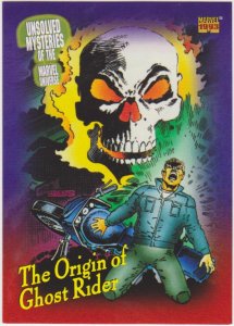 1993 Marvel Universe #139 Origin of Ghost Rider