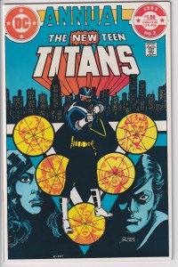 NEW TEEN TITANS ANNUAL #2 (1983) Beautiful NM 9.4 white!