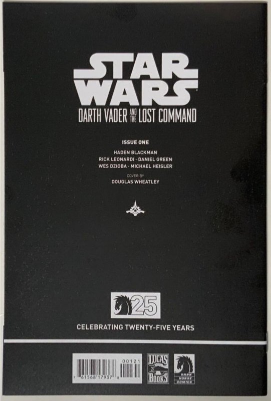 Star Wars Darth Vader and the Lost Command #1 DOUGLAS WHEATLEY VARIANT DARK HORS