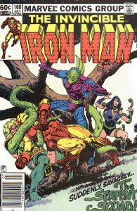IRON MAN  (1968 Series)  (INVINCIBLE IRON MAN)(MARVEL) #160 NEWSSTAND Very Fine