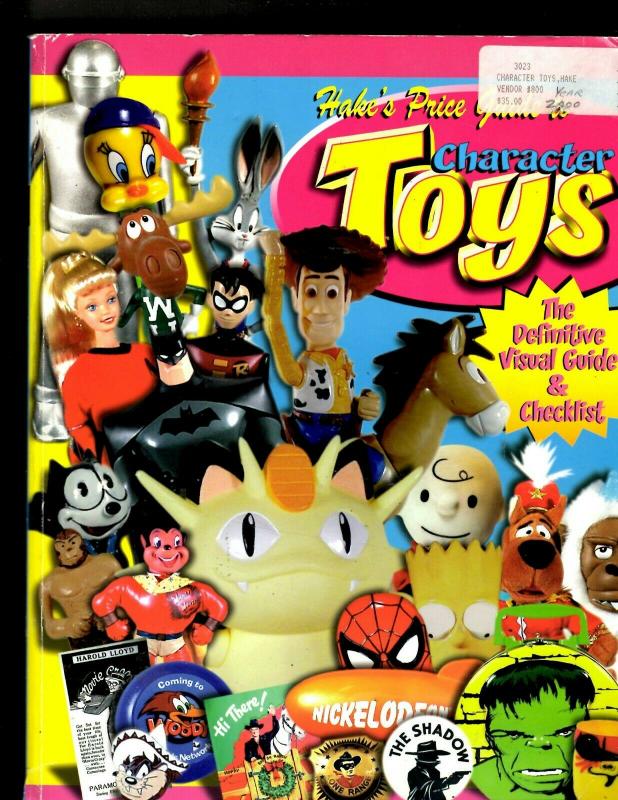 Hake's Price Guide To Character Toys Visual Guide & Checklist Book Gemstone JL20 