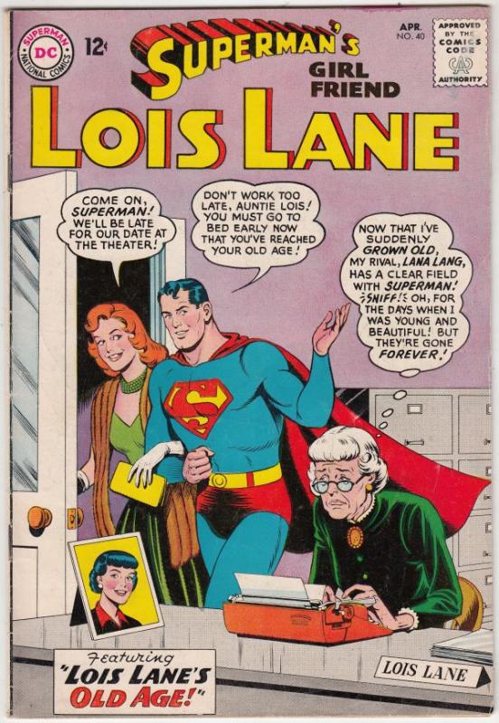 Superman's Girlfriend Lois Lane #40 (Apr-63) FN/VF+ High-Grade Superman, Lois...