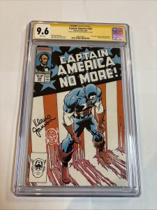 Captain America (1987) # 332 (CGC 9.6 SS) Signed & Sketch Klaus Janson
