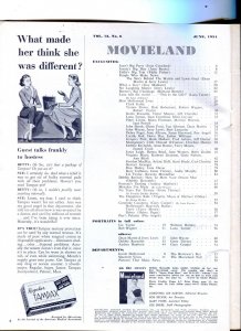 Movieland-Debbie Reynolds-John Wayne-Jerry Lewis-June-1954