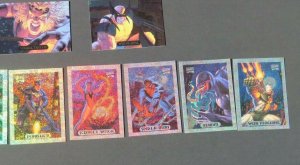1994 Marvel Masterpieces 3/Sets Base/Foil/Powerblast Sabretooth Wolverine Rogue