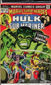 Marvel Super-Heroes #36 (1973) Hulk