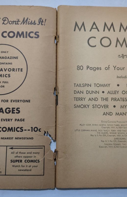 Mammoth Comics (1938) Good 2.0 SCARCE
