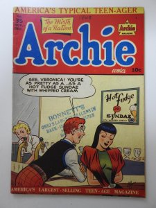 Archie Comics #35 (1948) Early Archie!! Beautiful VG+ Condition!